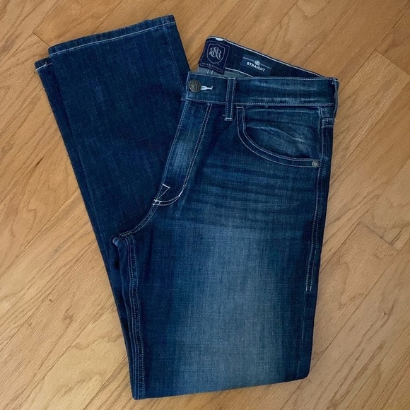 Rock & Republic Straight Dark Wash Jeans 34 x 32 - Picture 1 of 10